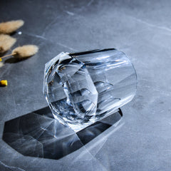 Edo Kiriko Handcrafted Hikari Tsuzumi Whisky Glass