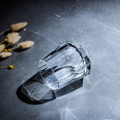 Edo Kiriko Handcrafted Hikari Tsuzumi Whisky Glass