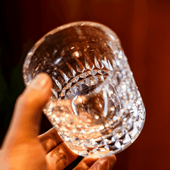 ClayWhispers Crystal Royale Whisky Glass With Wooden Box
