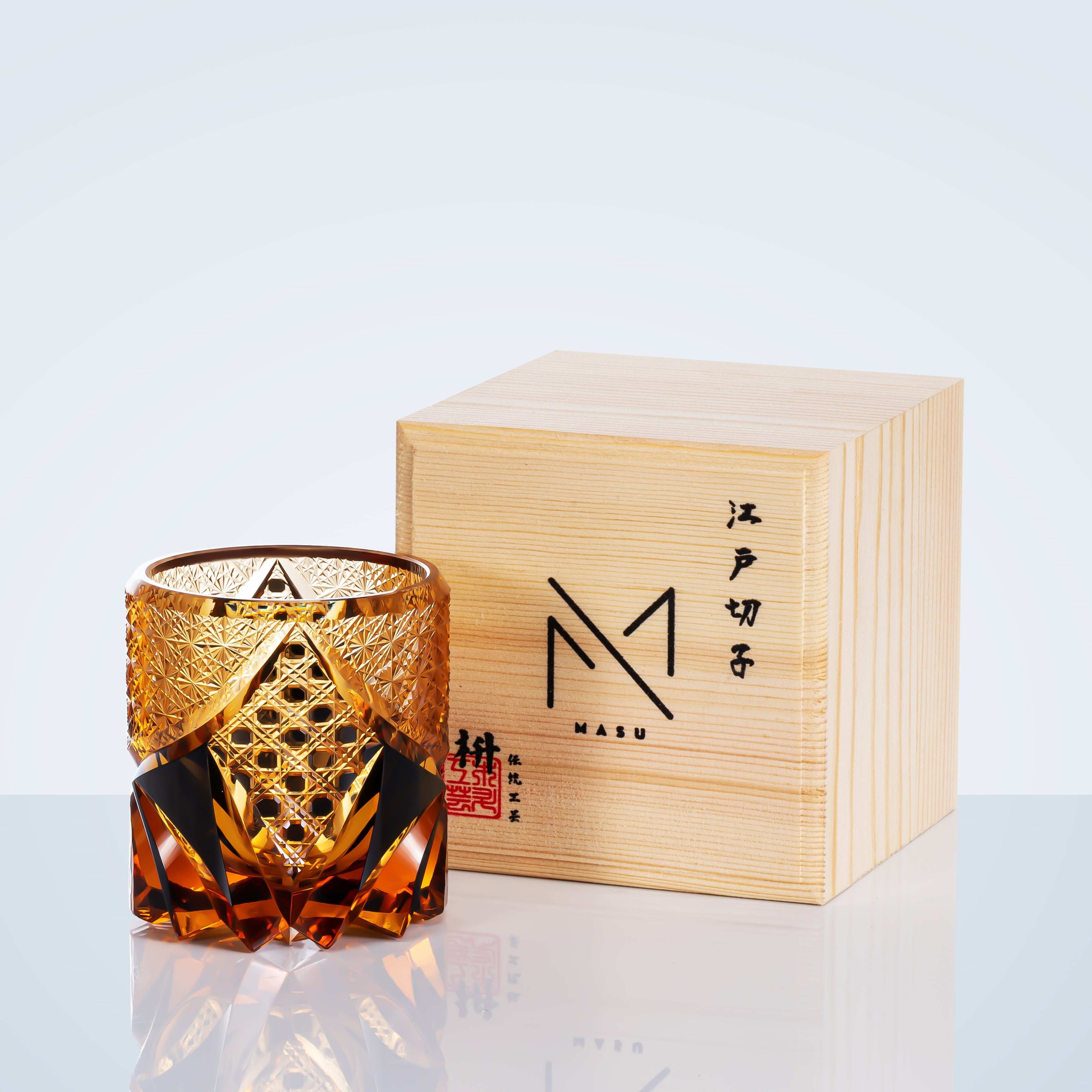 ClayWhispers Handcrafted Dark Knight Whisky Glass With Wooden Box