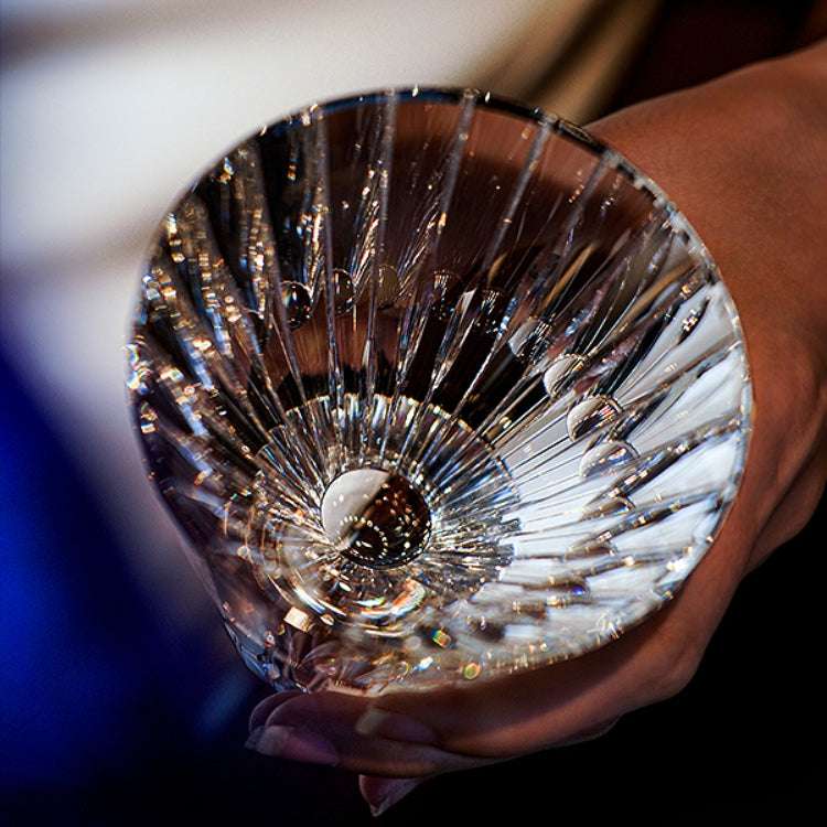 ClayWhispers Handcrafted Starlit Guqin Whisky Glass With Wooden Box