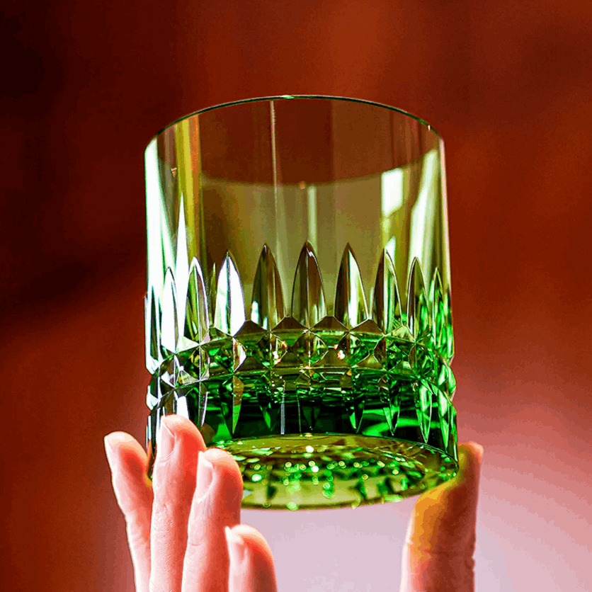 ClayWhispers Crystal Royale Whisky Glass With Wooden Box