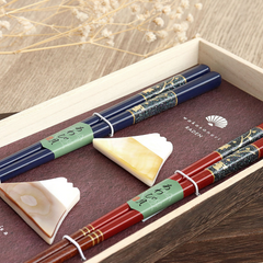 KAWAI Usagi Chirashi Handcrafted Japanese Chopstick Gift Set