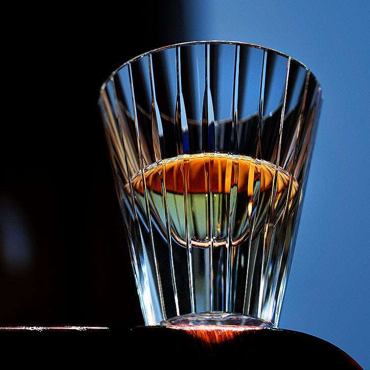 ClayWhispers Handcrafted Starlit Guqin Whisky Glass With Wooden Box