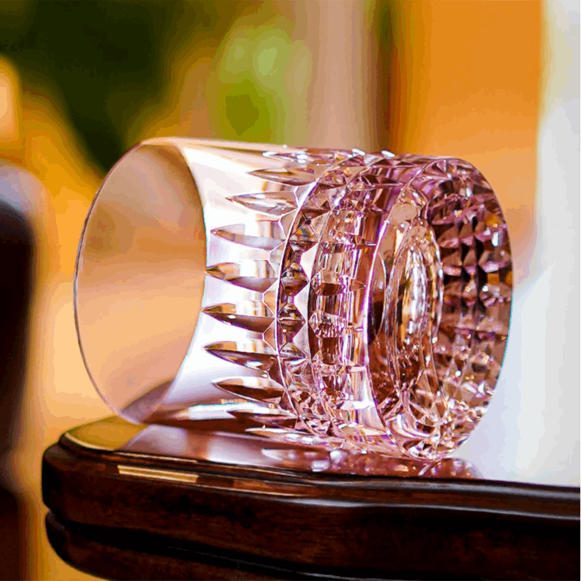 ClayWhispers Crystal Royale Whisky Glass With Wooden Box