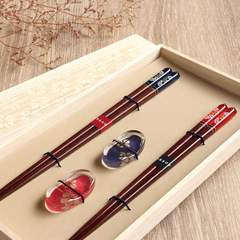 ISSOU Mankai Sakura Handcrafted Japanese Chopsticks Gift Set