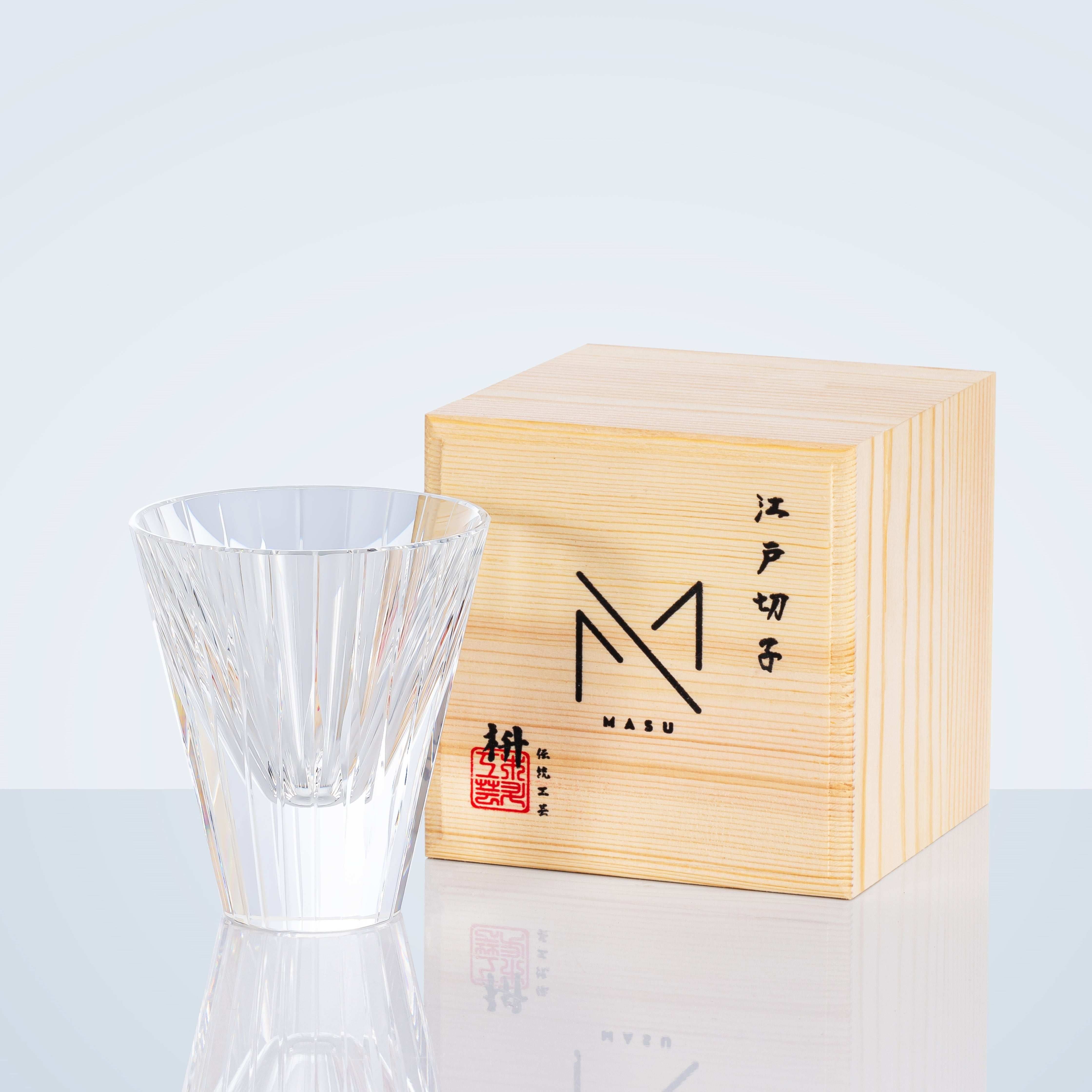 ClayWhispers Handcrafted Starlit Guqin Whisky Glass With Wooden Box