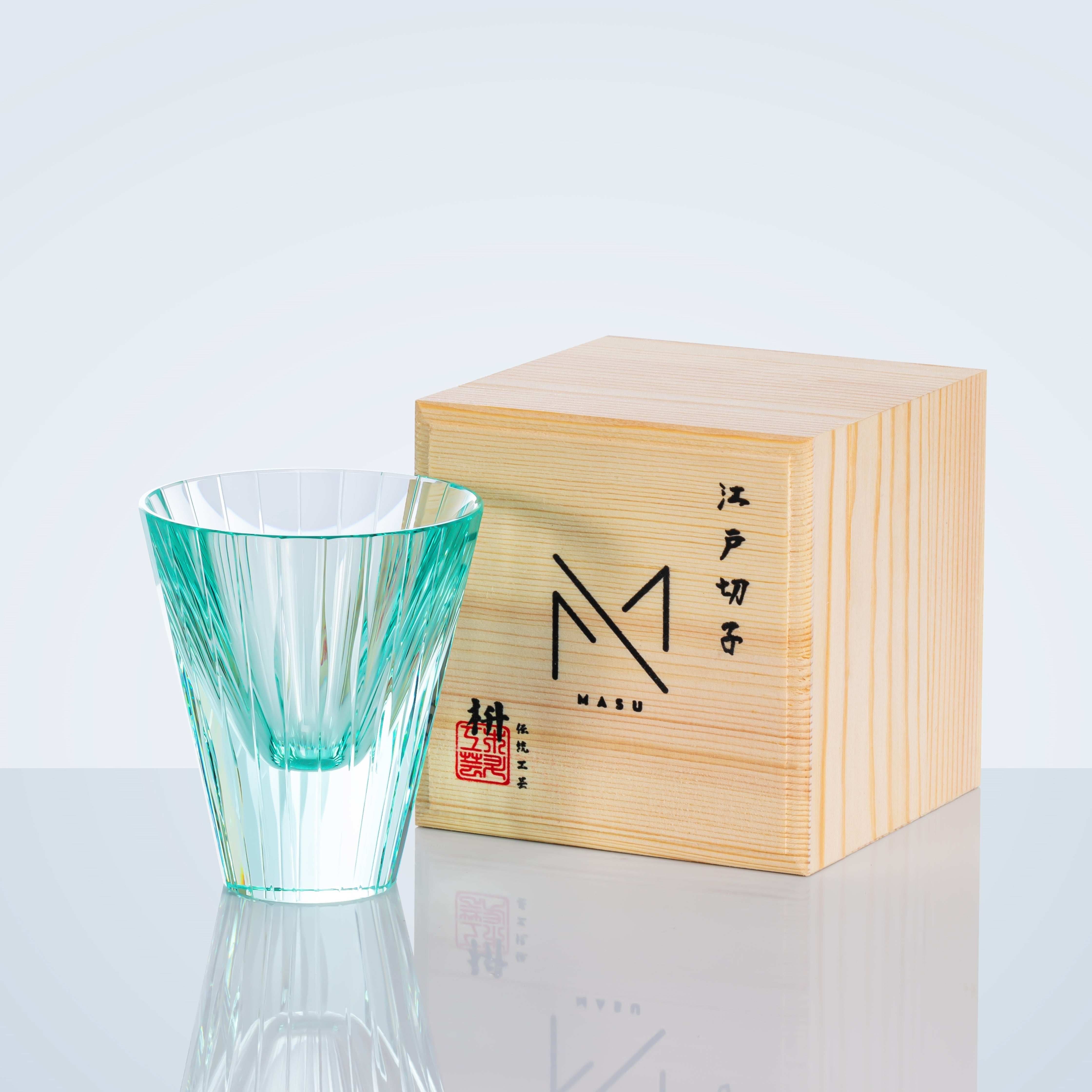 ClayWhispers Handcrafted Starlit Guqin Whisky Glass With Wooden Box