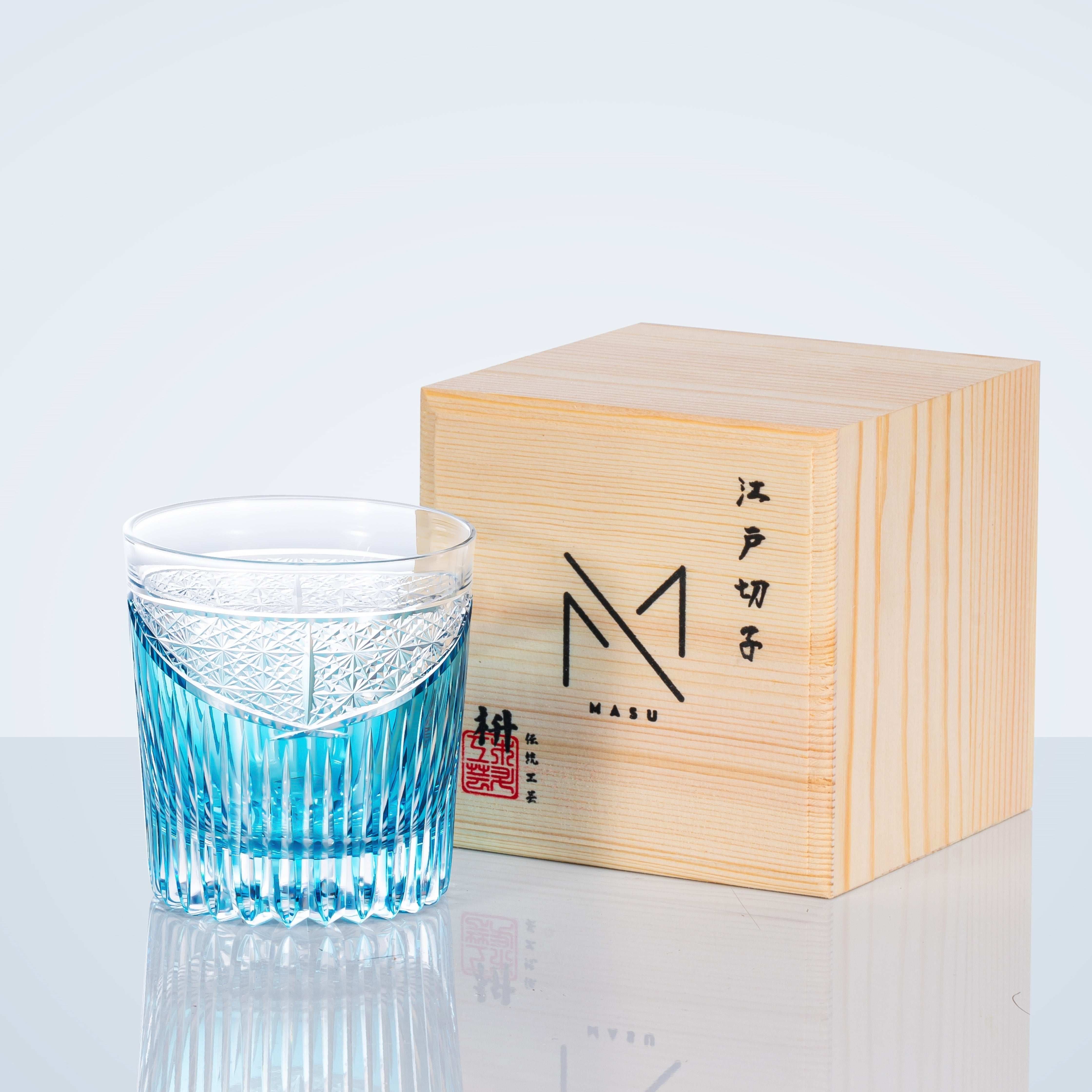 ClayWhispers Handcrafted Karmic Whisky Glass With Wooden Box