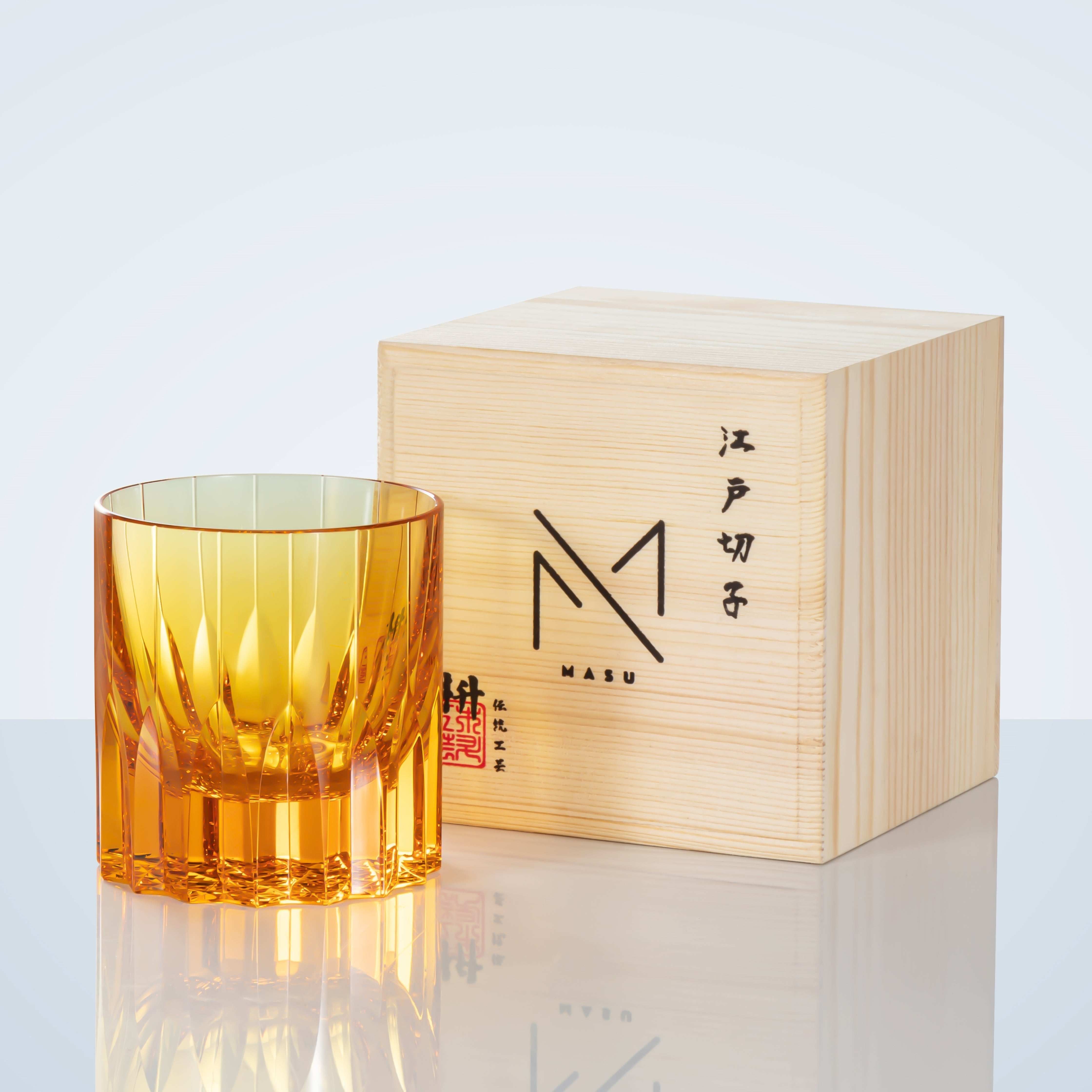 ClayWhispers Multi-Color Edition Dazzling Whisky Glasses With Wooden Box
