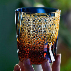 ClayWhispers Handcrafted Raijin Whisky Glass With Wooden Box