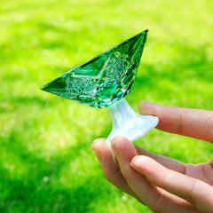 Edo Kiriko Handcrafted Kohaku Sake Glass Collection