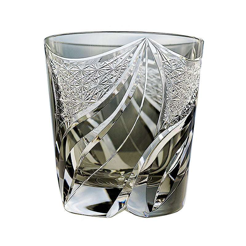 ClayWhispers Handcrafted Inkstone Flame Whisky Glass With Wooden Box
