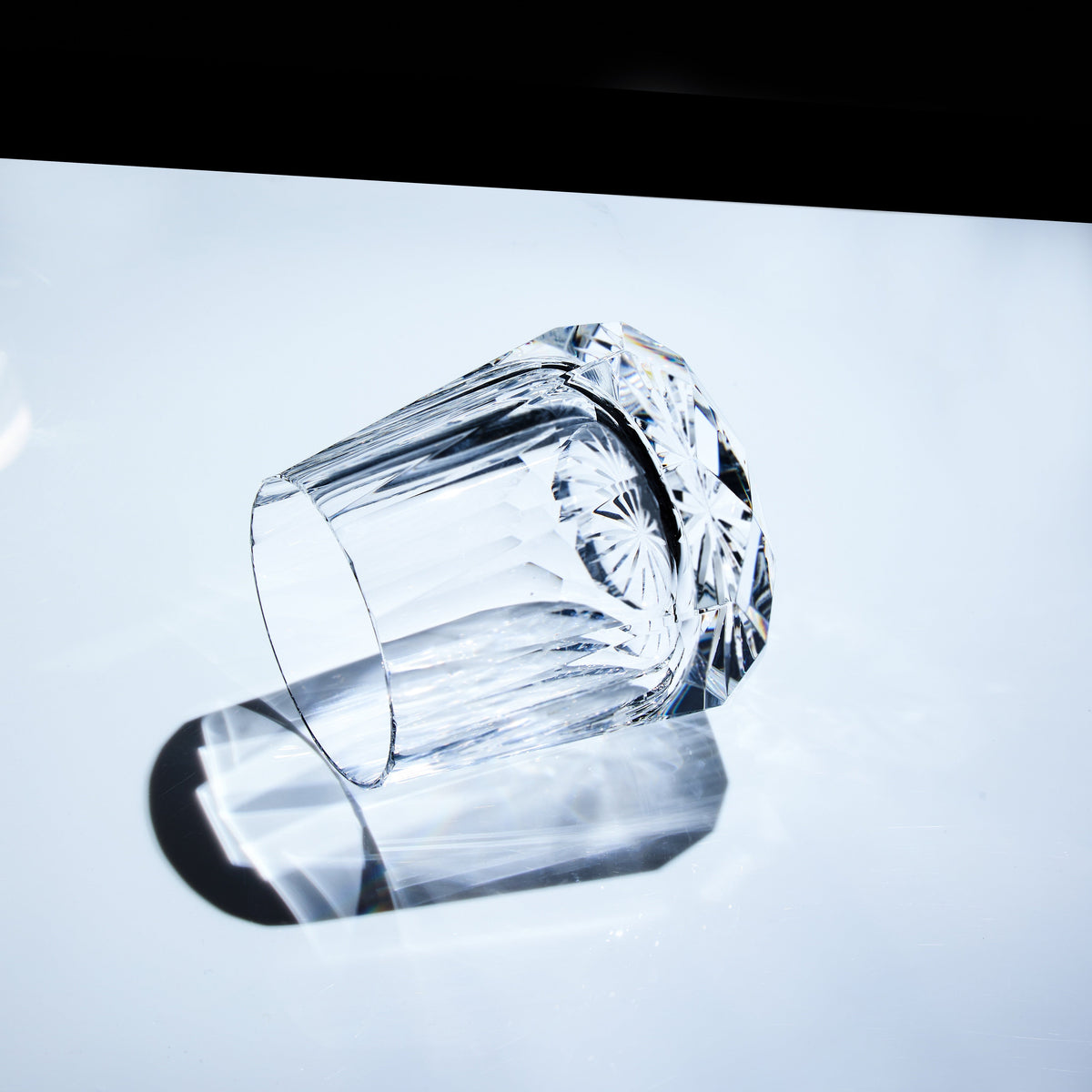 Edo Kiriko Handcrafted Kage Hana Whisky Glass