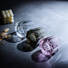 Edo Kiriko Handcrafted Kage Hana Whisky Glass