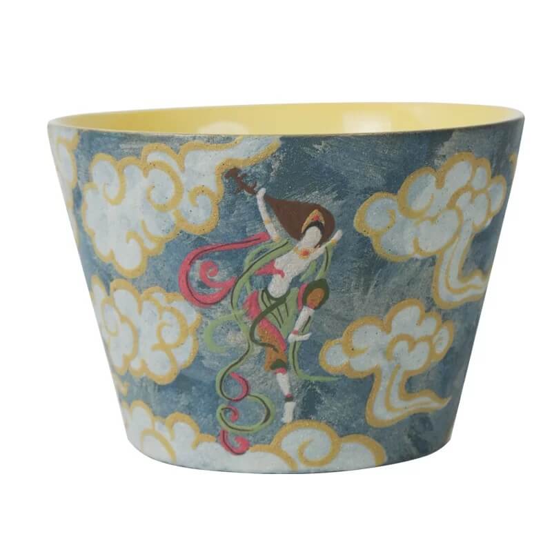 Handcrafted Dunhuang Art-Inspired Coffee Mug