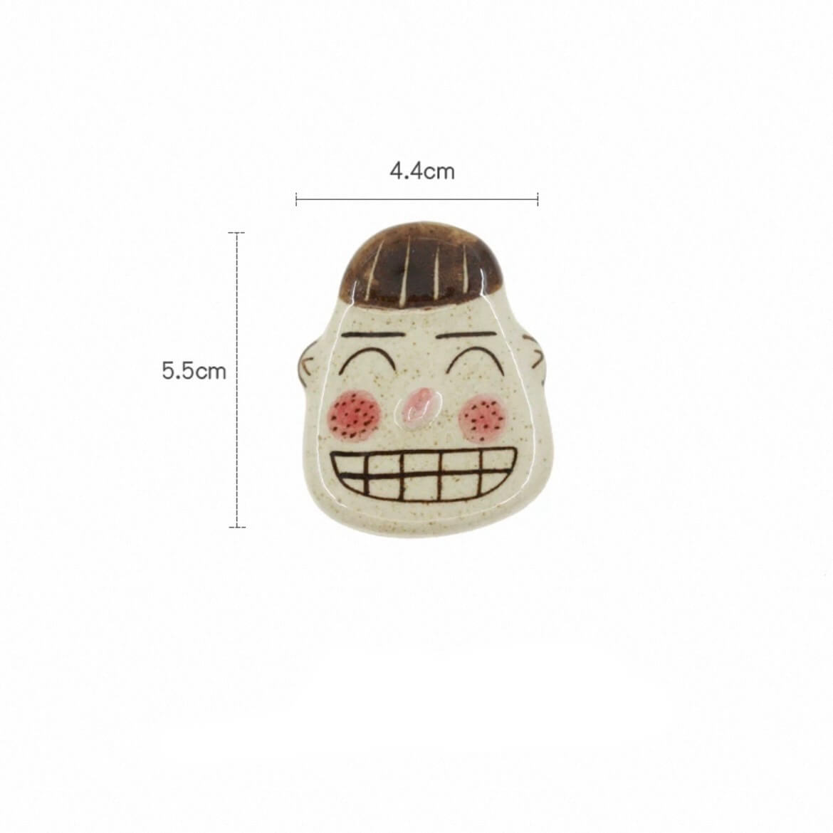 Whimsical Hand-Painted Ceramic Fridge Magnets - Cute Cartoon Decor, Fun Kitchen Accessories & Creative Blackboard Clips