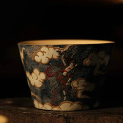 Handcrafted Dunhuang Art-Inspired Coffee Mug