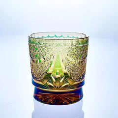 Edo Kiriko Sparkling Galaxy Crystal Whiskey Glass