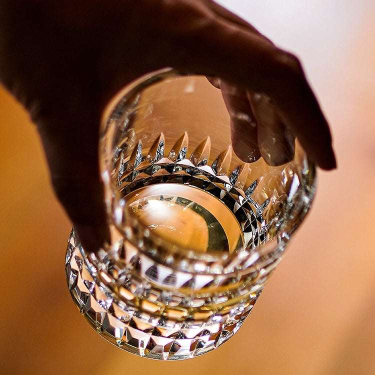 ClayWhispers Crystal Royale Whisky Glass With Wooden Box