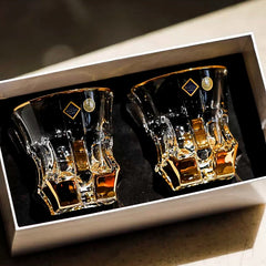Bohemia Royal Crystal Whisky Decanter Set