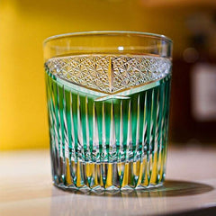 ClayWhispers Handcrafted Karmic Whisky Glass With Wooden Box