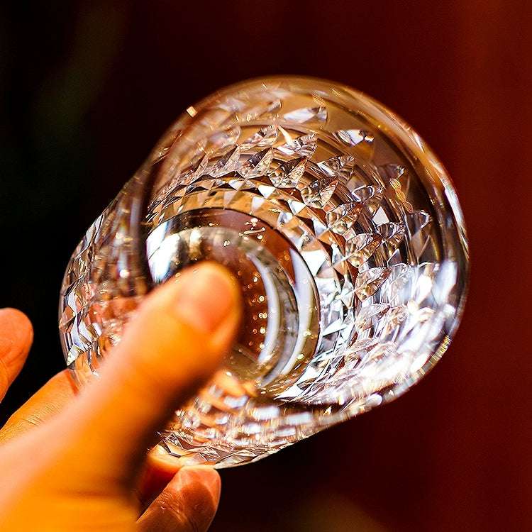 ClayWhispers Crystal Royale Whisky Glass With Wooden Box