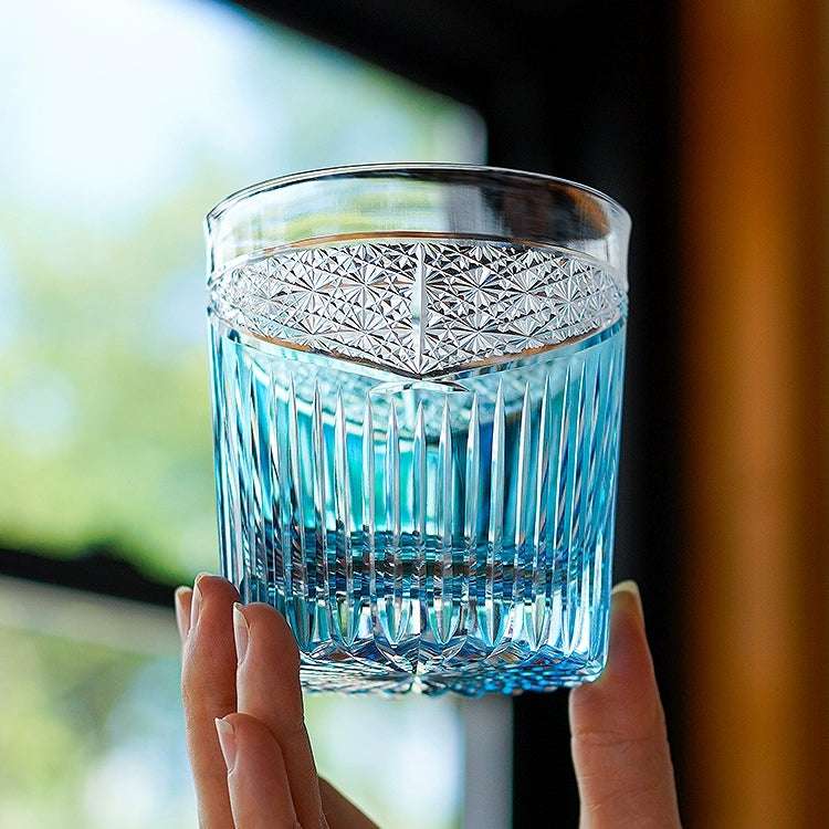 ClayWhispers Handcrafted Karmic Whisky Glass With Wooden Box