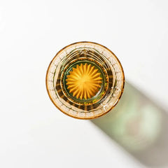 Edo Kiriko Handcrafted Mount Fuji Whiskey Glass – Green Edition